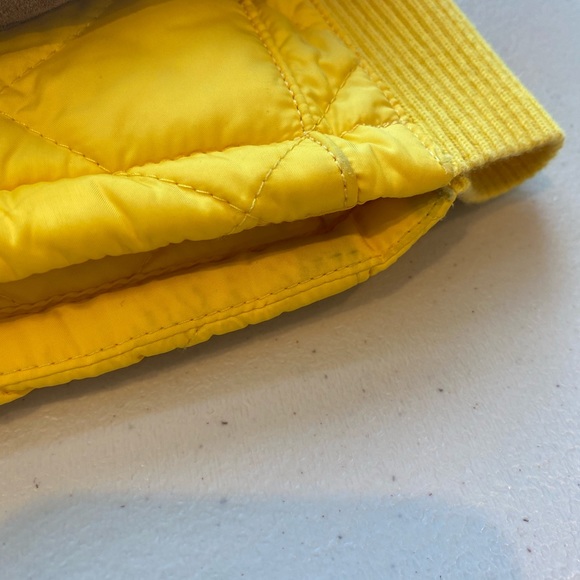 Ralph Lauren Equestrian Quilted Sport Jacket Bright Yellow - Picture 13 of 16